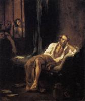 Delacroix, Eugene - Tasso in the Madhouse